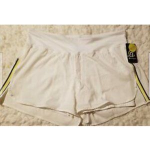 *SALE* Champion White Stripped Training Shorts L